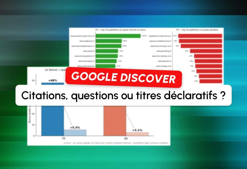 Quand la data nous ment : citations, questions ou titres déclaratifs pour Discover ?