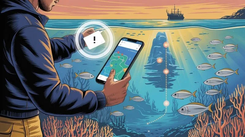 Navigating between reefs